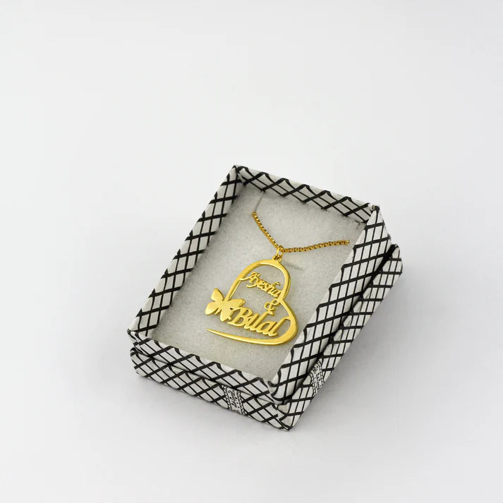 Customize Heart Name Necklace