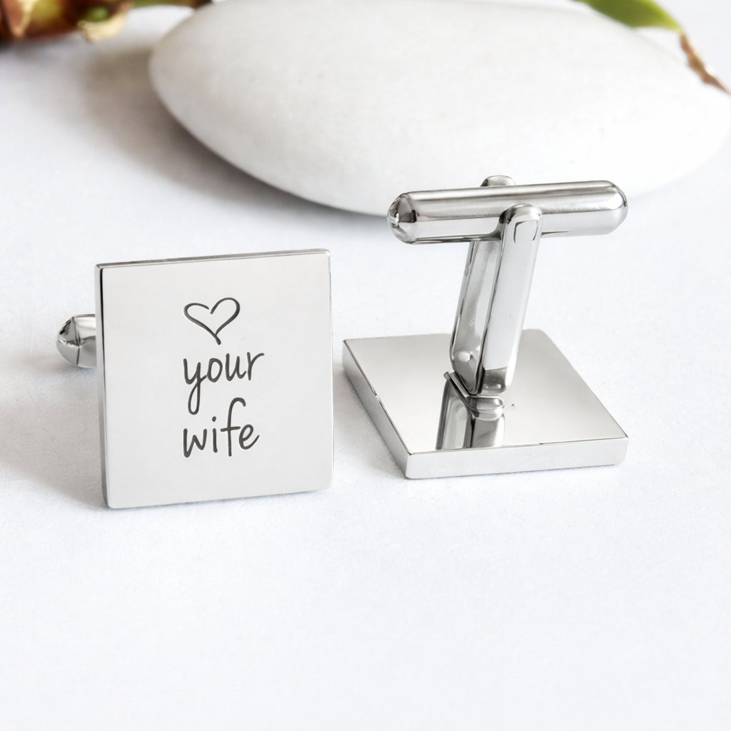 Mens Cufflinks with Toggle Clasp
