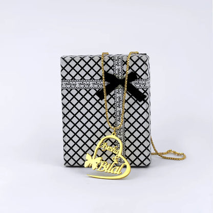 Customize Heart Name Necklace