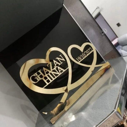 Customized Couple Name Stand with Nikah Date