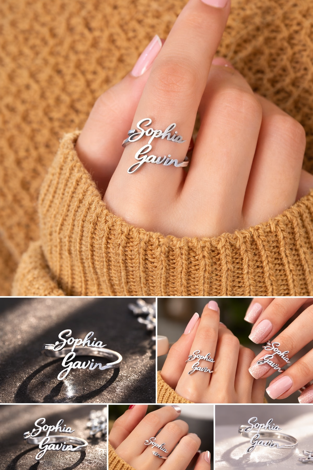 Customize Name Ring