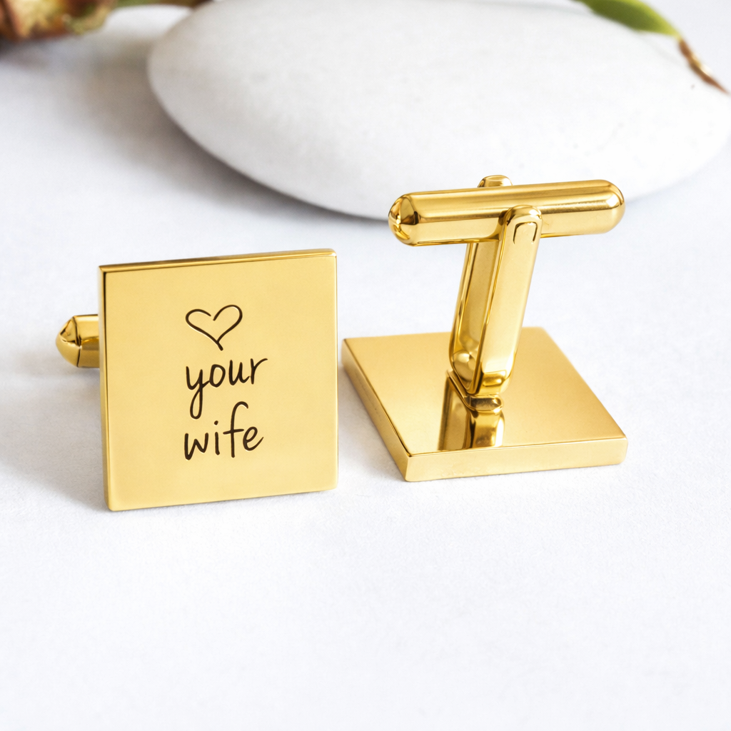 Mens Cufflinks with Toggle Clasp