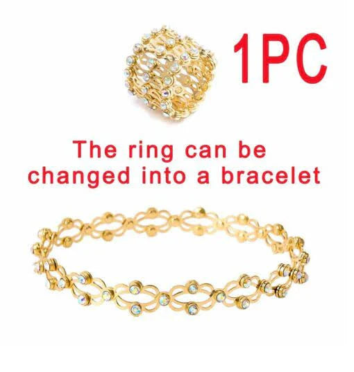 Diamond Stone Ring & Bracelet