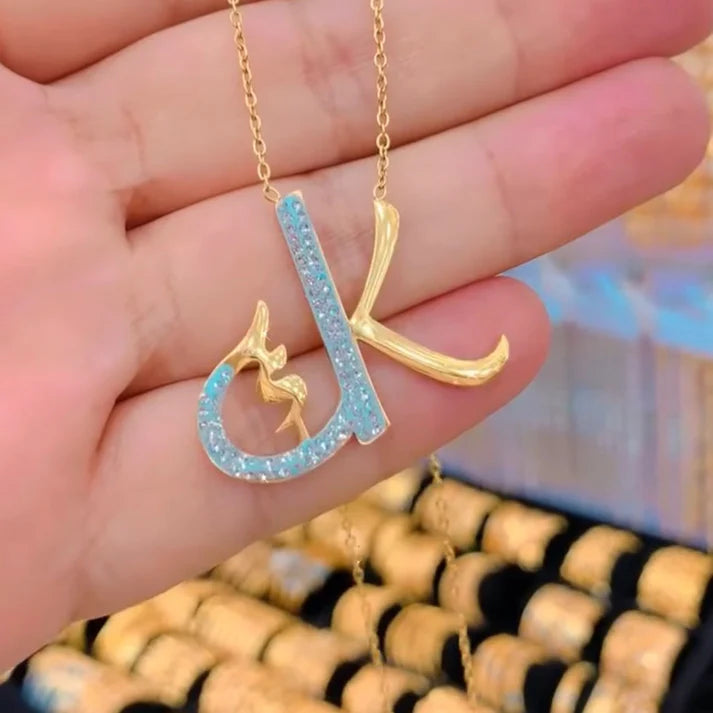 Customize Initial Name Necklace