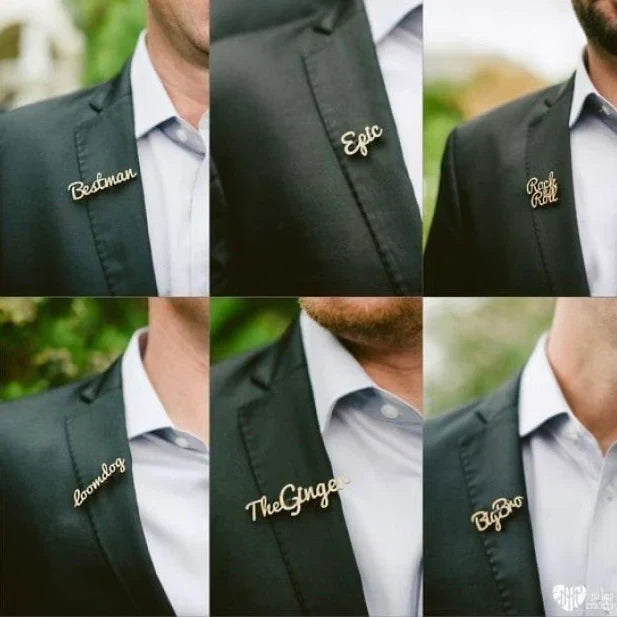 NAME COAT PIN