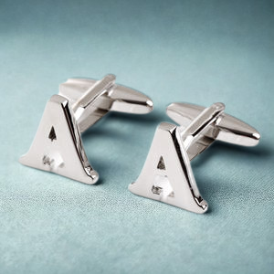 Initial Name Cufflinks For Men